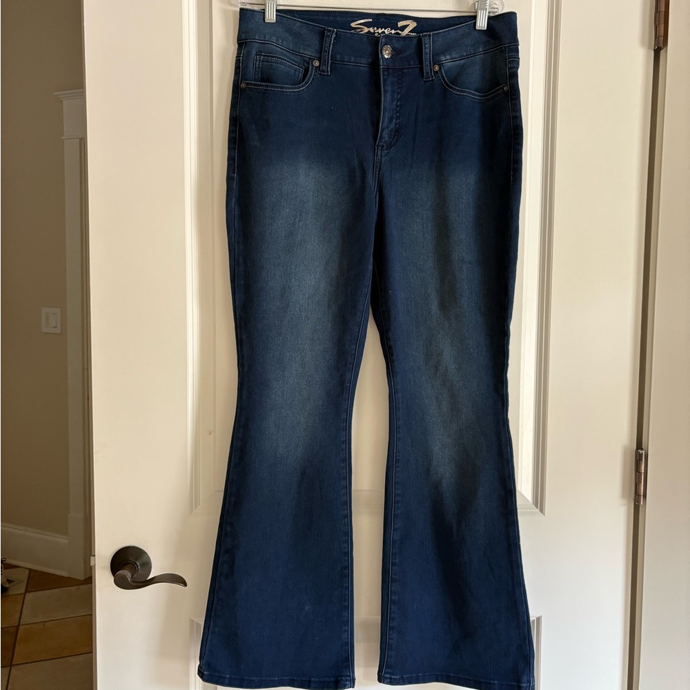 Seven 7 Rodeo Mid Ride Flare Jeans
